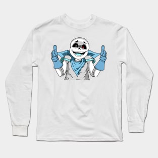 Bipolar Meme Remake Yandere Blueberry 2 Long Sleeve T-Shirt